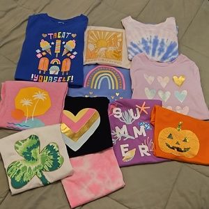 Cat and Jack tee shirt lot